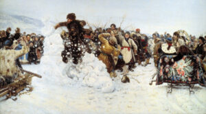 Взятие Снежного Городка. 1891 год.
